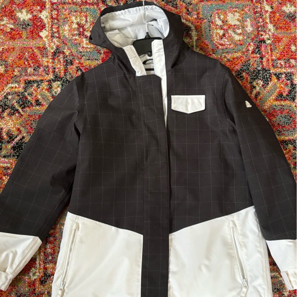 Aperture Black and White Ski Jacket